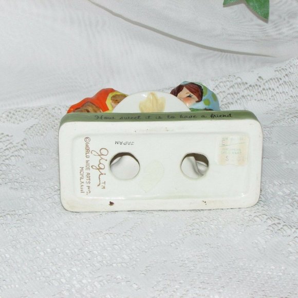 1973 Vintage GIGI Friendship Figurine HOW SWEET IT IS... 70's Girls Great Gift - Picture 4 of 5